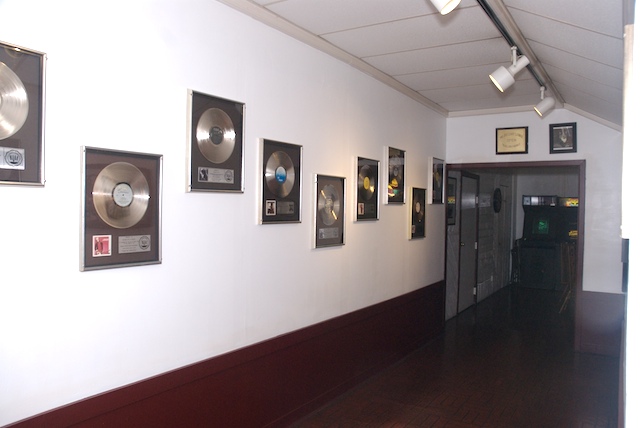 entrance to recording studio