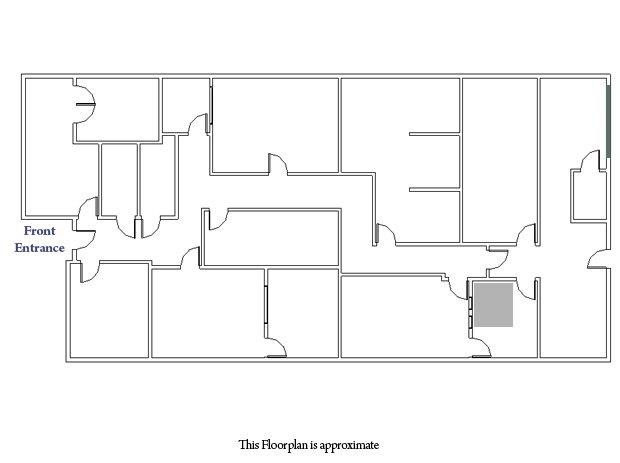 floor plan of post production studio